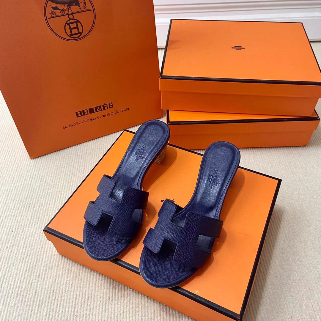 에르메스 올수공 오아시스 슬리퍼 샌들 앱송 38